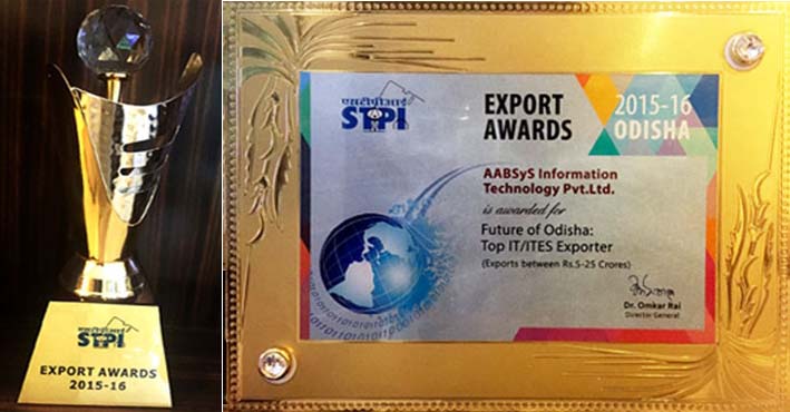 STPI Export Awards, 2015-16, Odisha