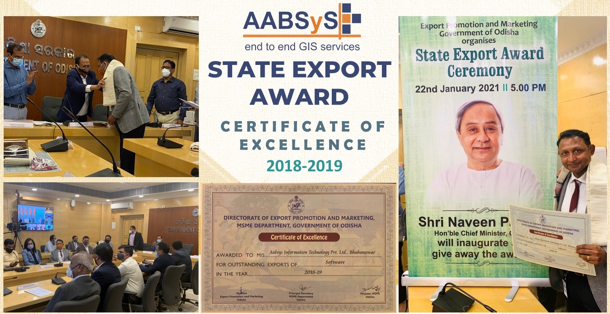 AABSyS IT Wins the State Export Award 2018-19